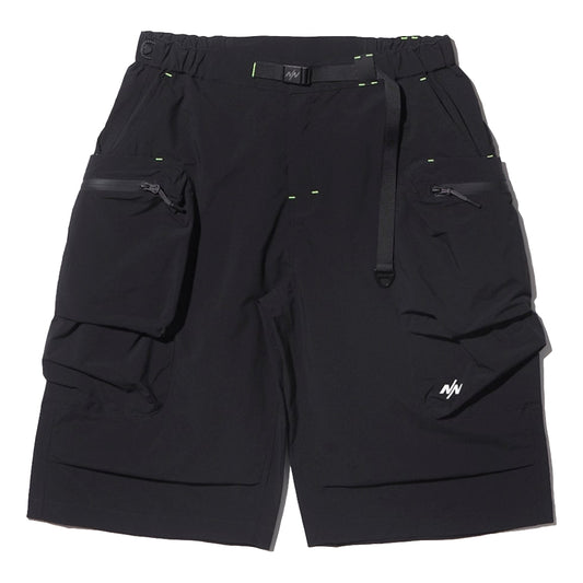 NINE POINT NINE DUO 3D POCKETS CAPRI PANTS-BLACK