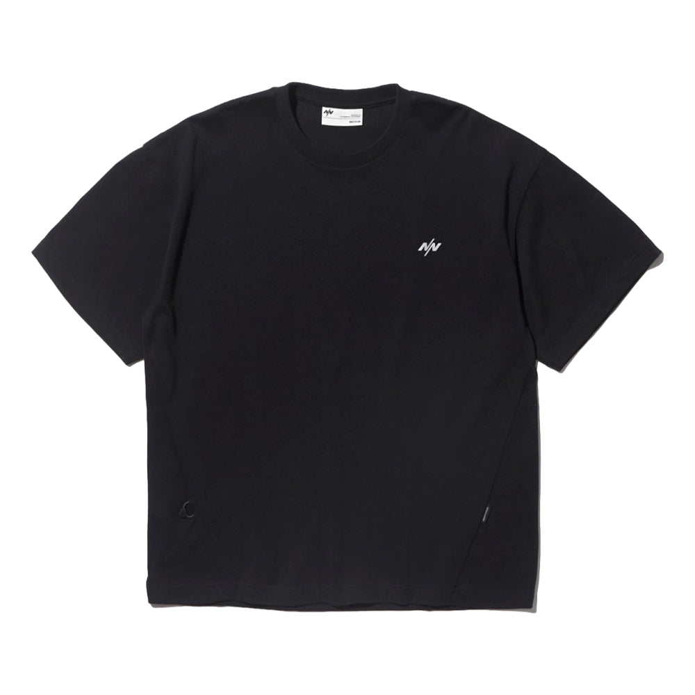 NINE POINT NINE DUO GRAPHIC S/S TEE-BLACK