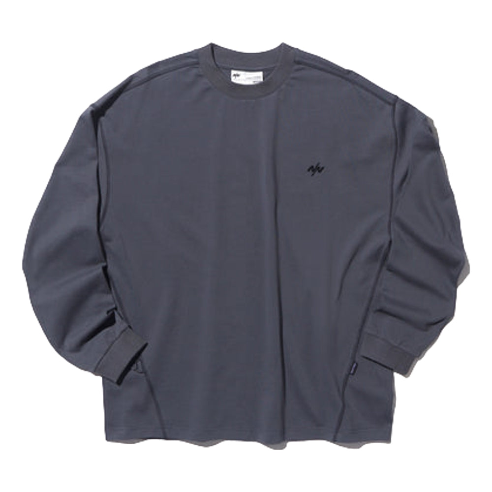 NINE POINT NINE DUO L/S TEE-GREY