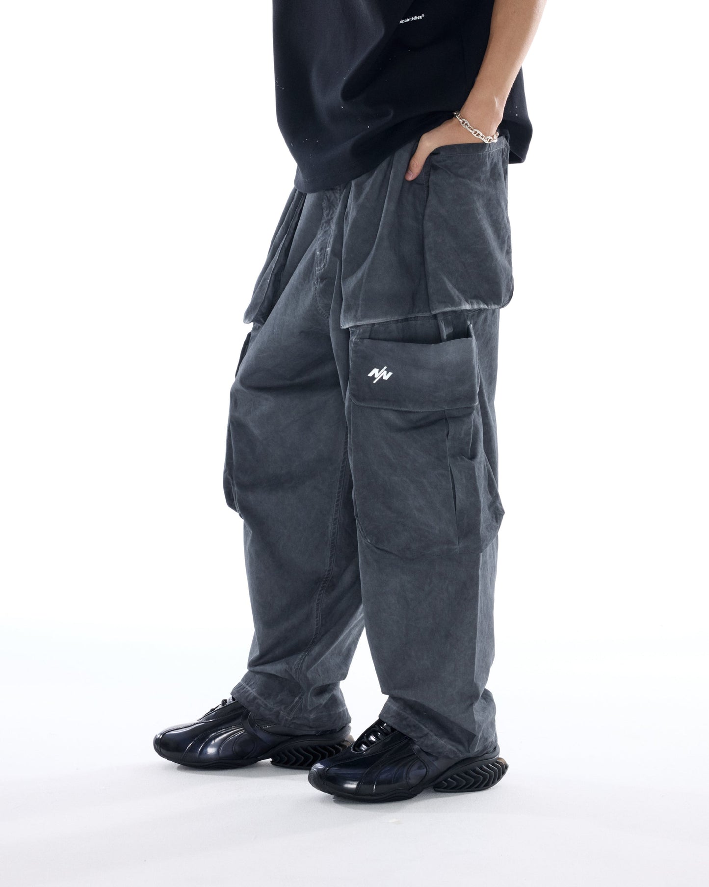 NINE POINT NINE ELEMENT 360 UTILITY PANTS-BLACK