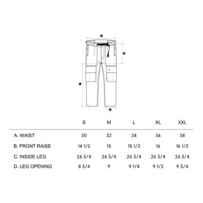 NINE POINT NINE ELEMENT 360 UTILITY PANTS-WASH GREY