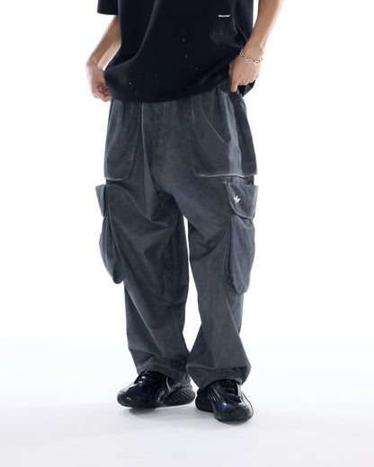 NINE POINT NINE ELEMENT 360 UTILITY PANTS-IVORY
