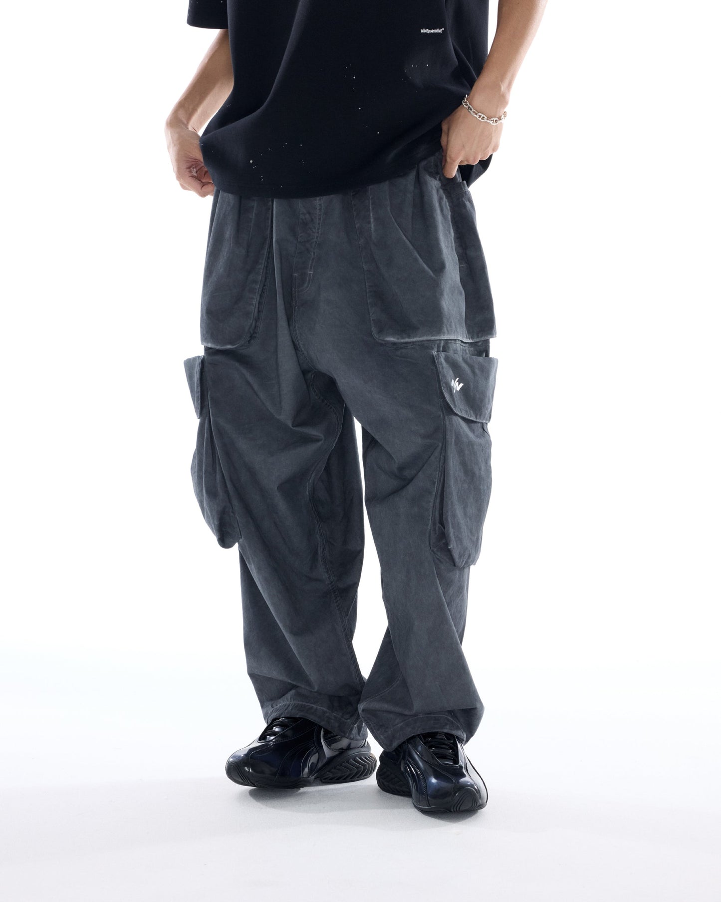 NINE POINT NINE ELEMENT 360 UTILITY PANTS-BLACK