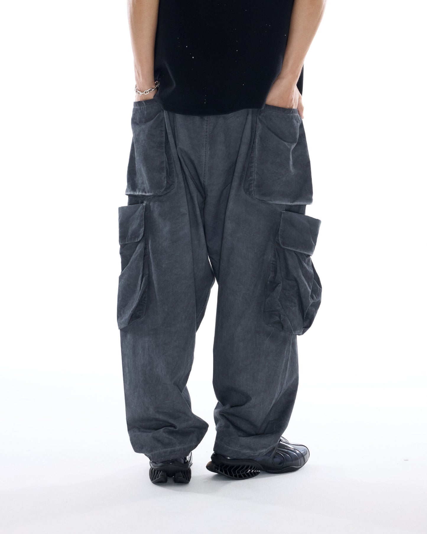 NINE POINT NINE ELEMENT 360 UTILITY PANTS-IVORY