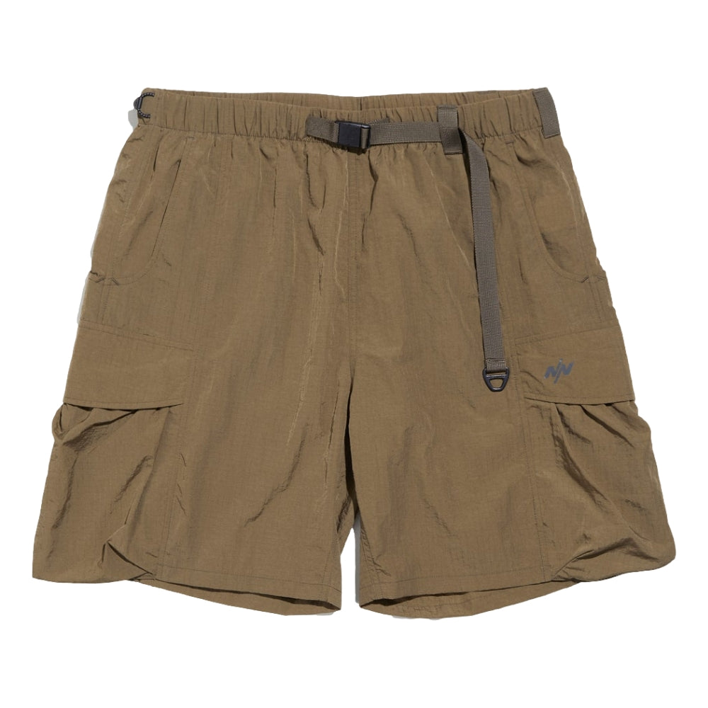 NINE POINT NINE ELEMENT 3D POCKET RIPSTOP SHORTS-BROWN