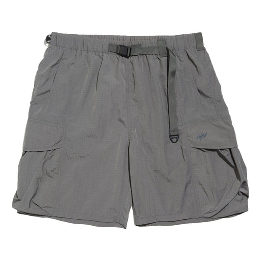 NINE POINT NINE ELEMENT 3D POCKET RIPSTOP SHORTS-GREY