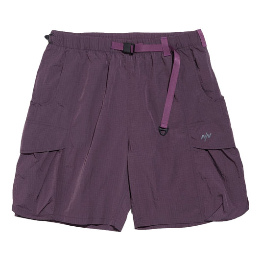 NINE POINT NINE ELEMENT 3D POCKET RIPSTOP SHORTS-PURPLE