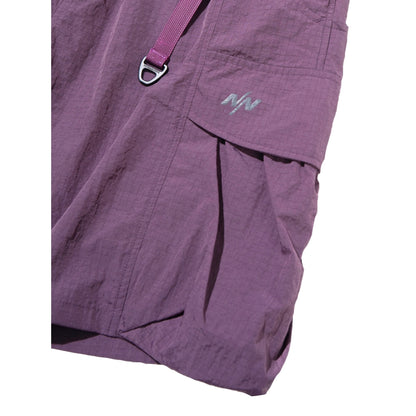 NINE POINT NINE ELEMENT 3D POCKET RIPSTOP SHORTS-PURPLE