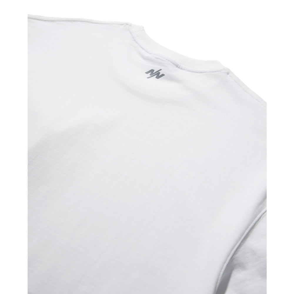 NINE POINT NINE ELEMENT 3D POCKET TEE-OFF WHITE