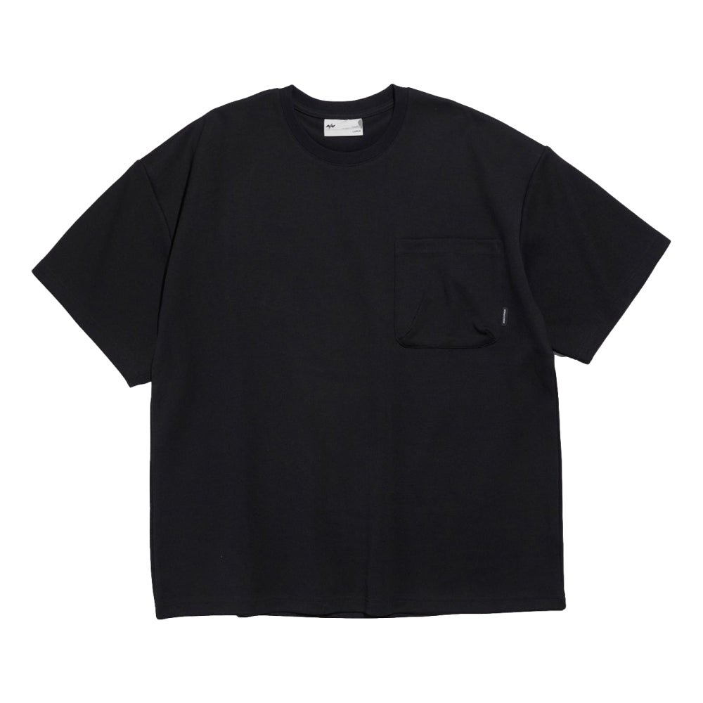 NINE POINT NINE ELEMENT 3D POCKET S/S TEE-BLACK