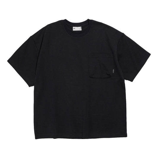 NINE POINT NINE ELEMENT 3D POCKET S/S TEE-BLACK