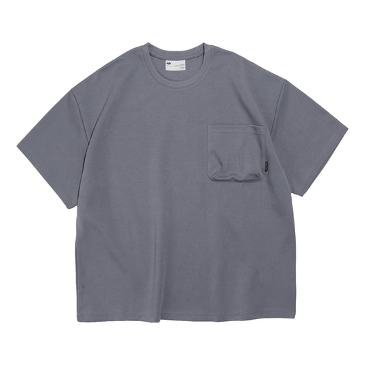 NINE POINT NINE ELEMENT 3D POCKET S/S TEE-GREY