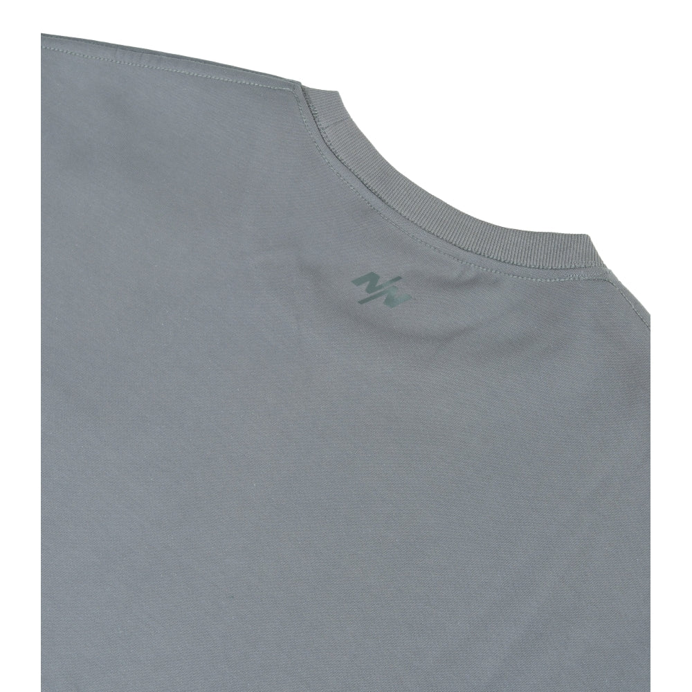 NINE POINT NINE ELEMENT 3D POCKET S/S TEE-GREY