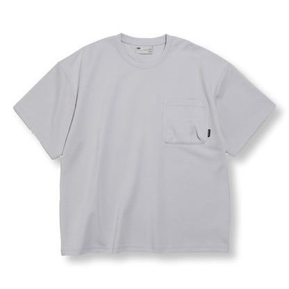 NINE POINT NINE ELEMENT 3D POCKET S/S TEE-LIGHT GREY