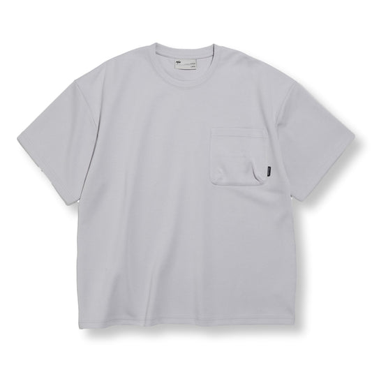 NINE POINT NINE ELEMENT 3D POCKET S/S TEE-LIGHT GREY