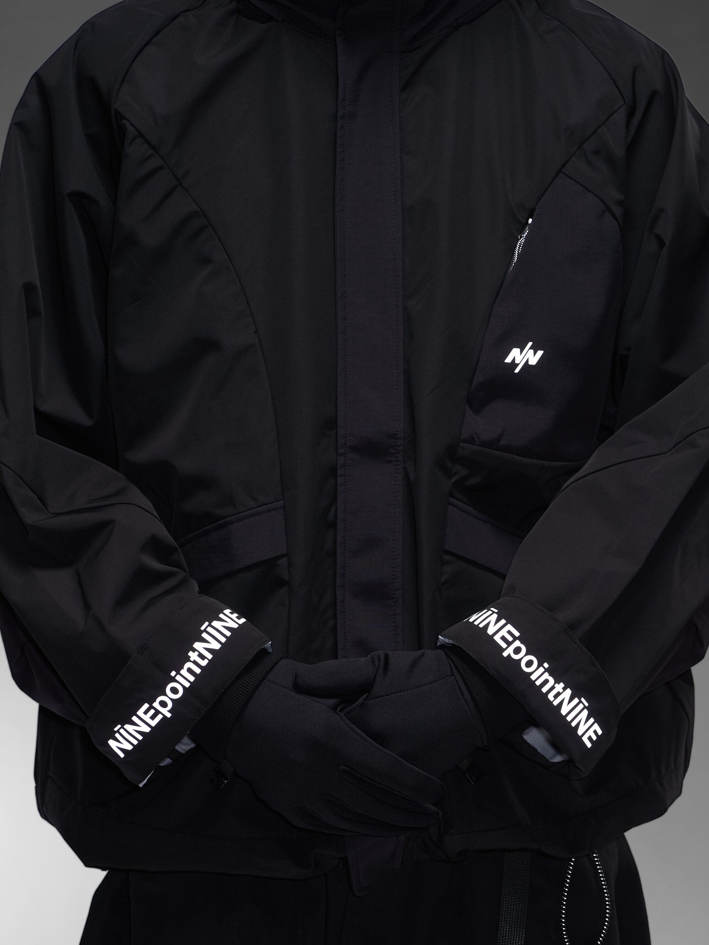 NINE POINT NINE ELEMENT 3L SHELL PARKA-BROWN