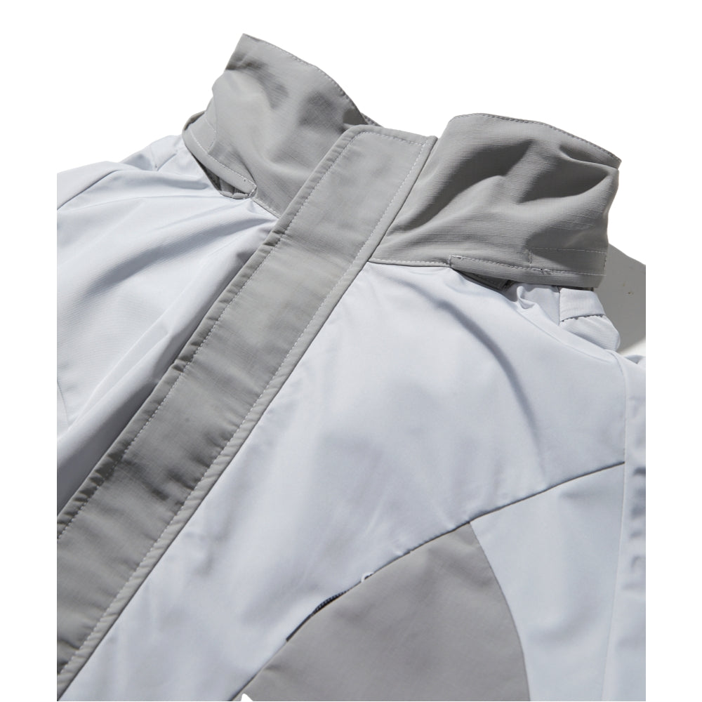 NINE POINT NINE ELEMENT 3L SHELL PARKA-LIGHT GREY