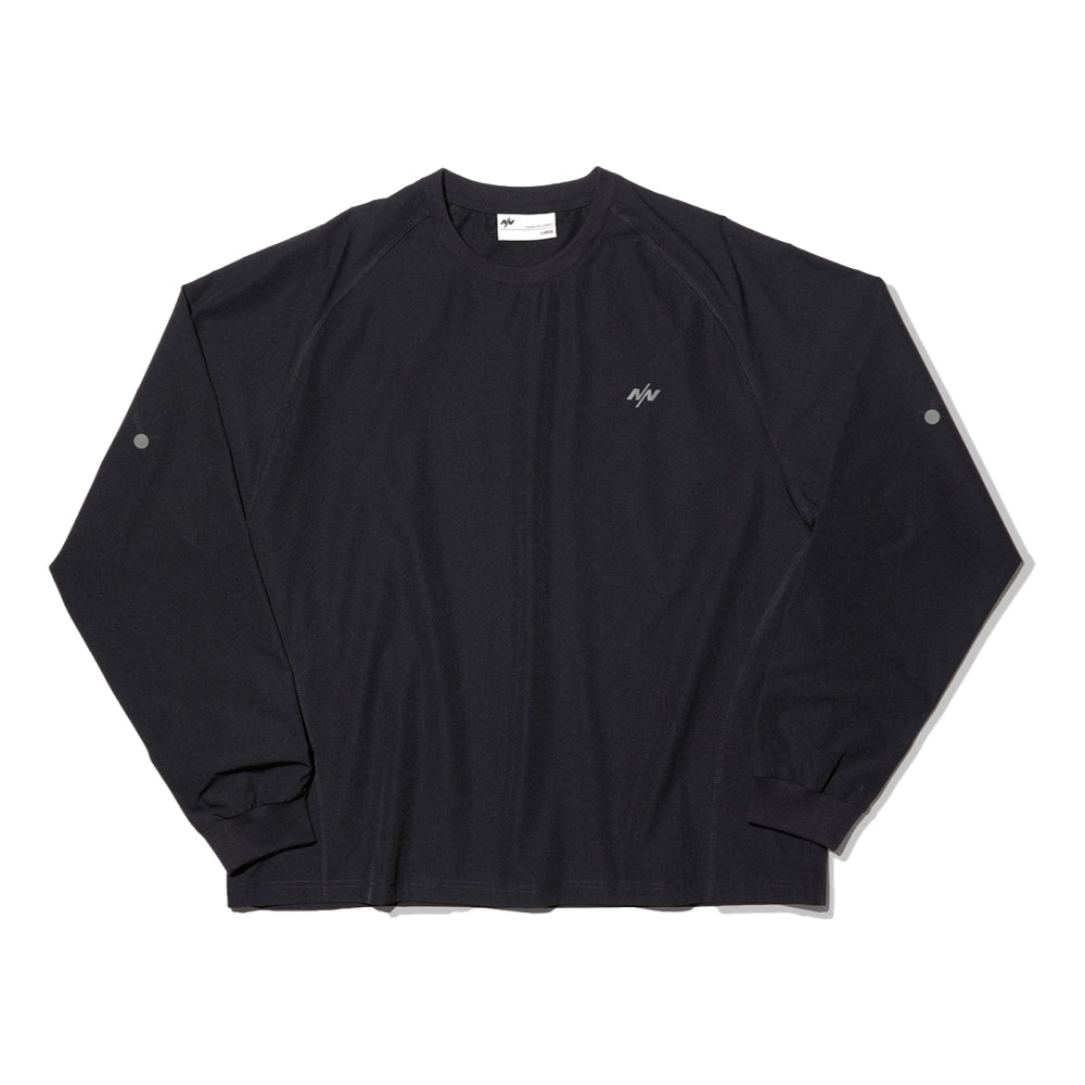 NINE POINT NINE ELEMENT 3M L/S TEE-BLACK