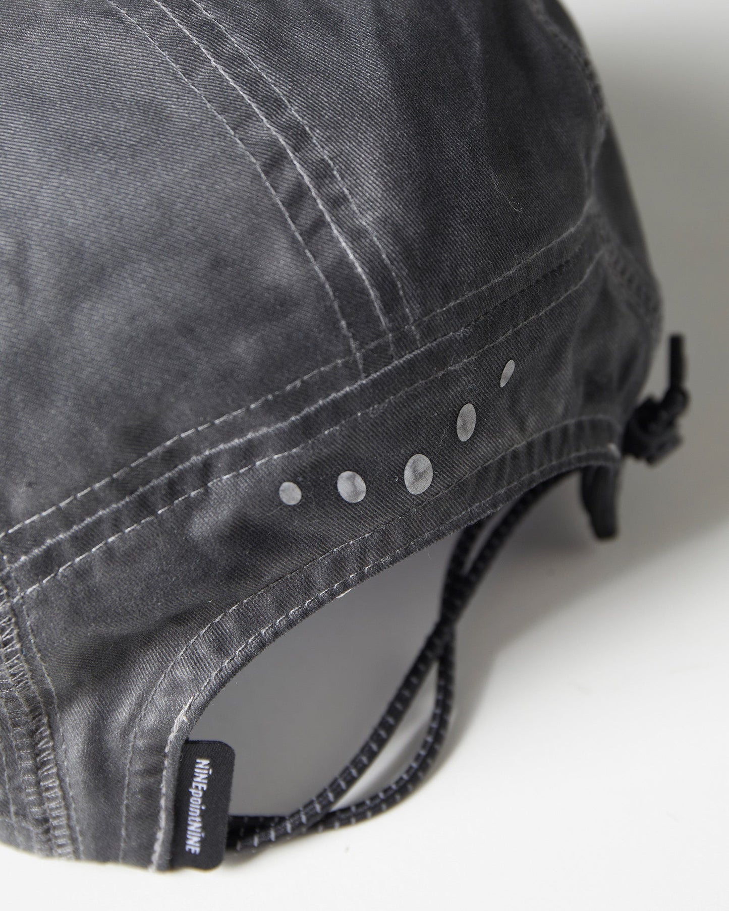 NINE POINT NINE ELEMENT DYE CAP-WASHED BLACK