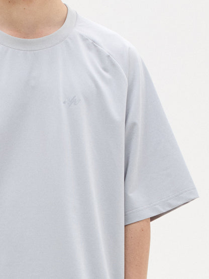 NINE POINT NINE ELEMENT FAST DRY TEE-LIGHT GREY