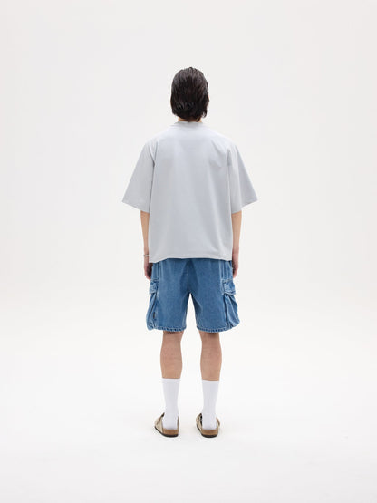 NINE POINT NINE ELEMENT FAST DRY TEE-LIGHT GREY