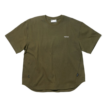 NINE POINT NINE ELEMENT ROUND TEE-OLIVE