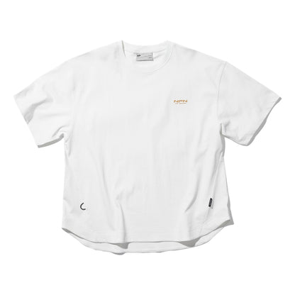 NINE POINT NINE ELEMENT ROUND TEE-OFF WHITE