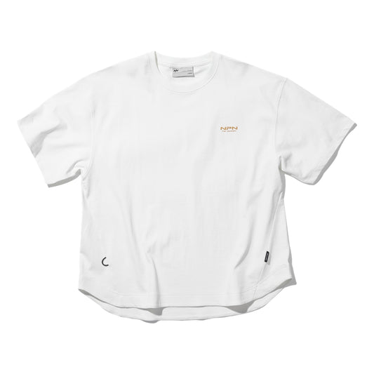NINE POINT NINE ELEMENT ROUND TEE-OFF WHITE
