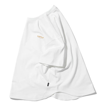 NINE POINT NINE ELEMENT ROUND TEE-OFF WHITE