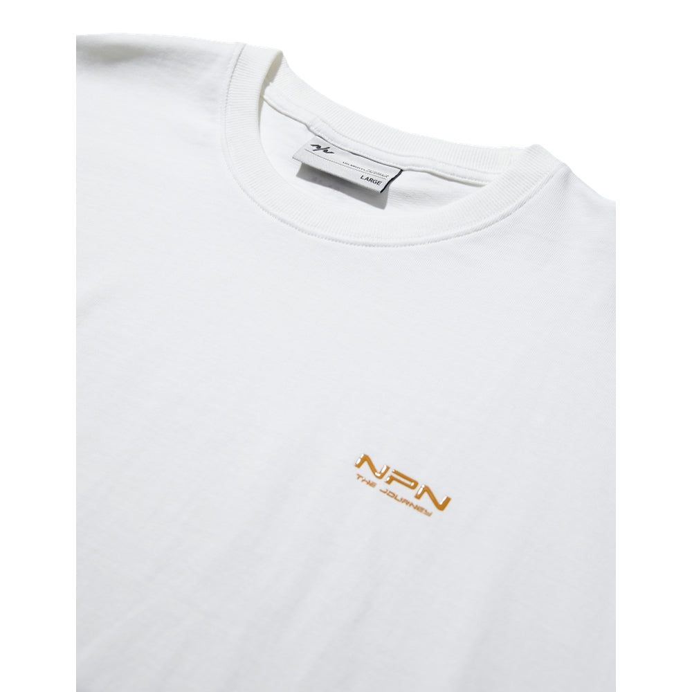 NINE POINT NINE ELEMENT ROUND TEE-OFF WHITE
