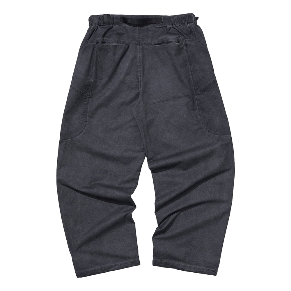 NINE POINT NINE ELEMENT SIDE POCKET ARC PANTS-WASH GREY