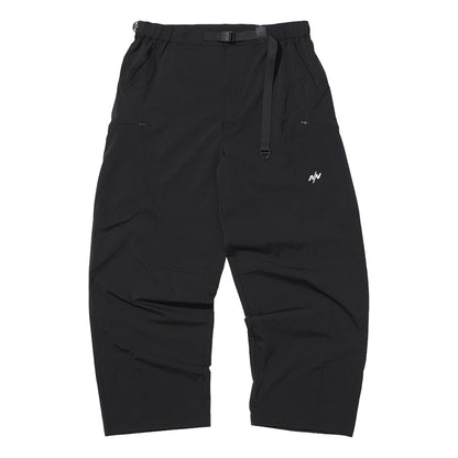NINE POINT NINE ELEMENT SIDE POCKET ARC PANTS-BLACK