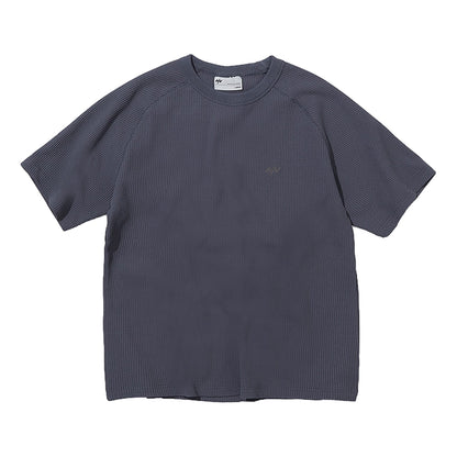 NINE POINT NINE ELEMENT SOLOTEX WAFFLE TEE-GREY