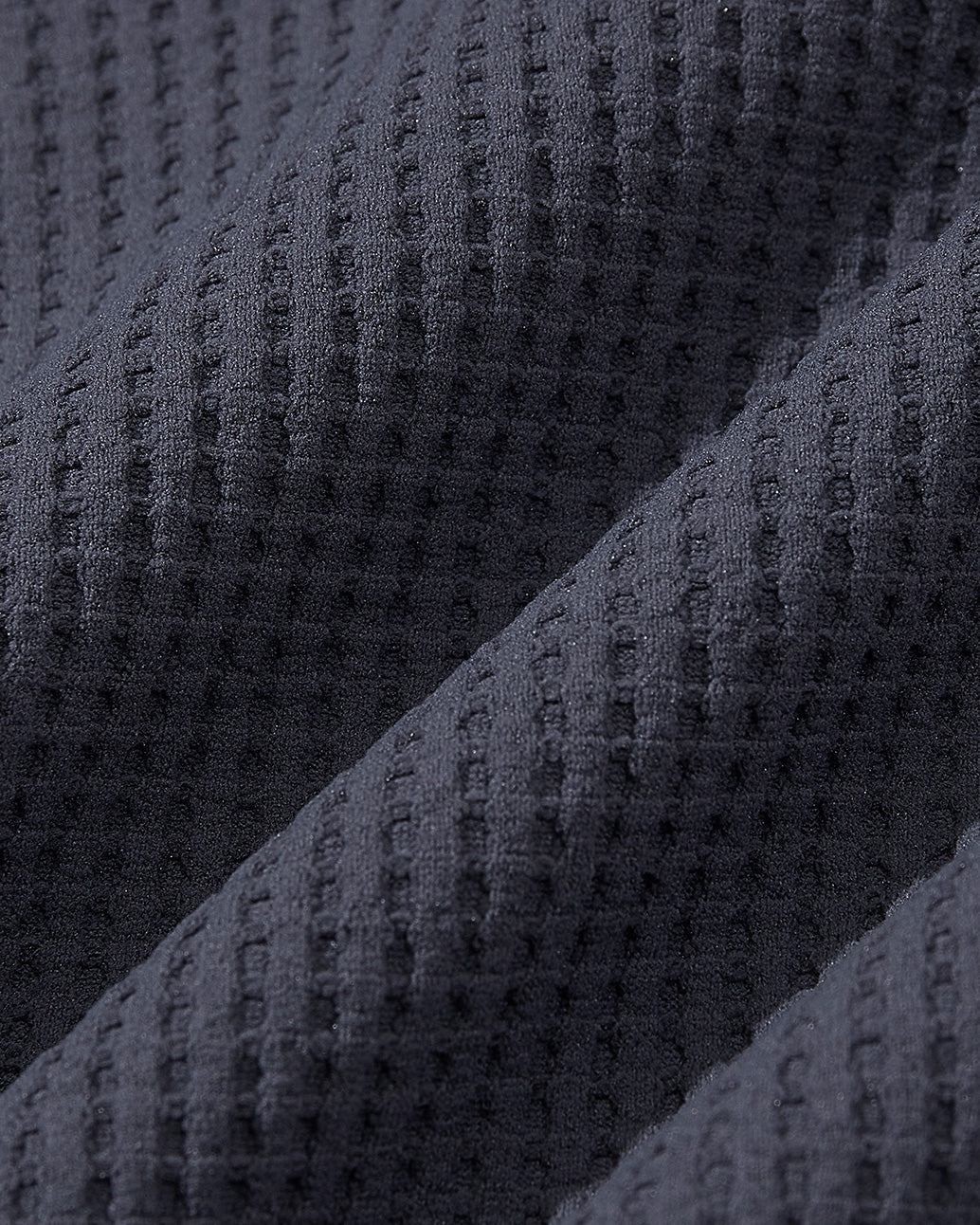 NINE POINT NINE ELEMENT SOLOTEX WAFFLE TEE-GREY