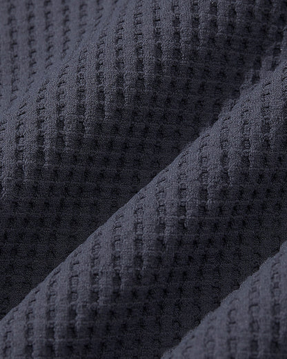 NINE POINT NINE ELEMENT SOLOTEX WAFFLE TEE-GREY
