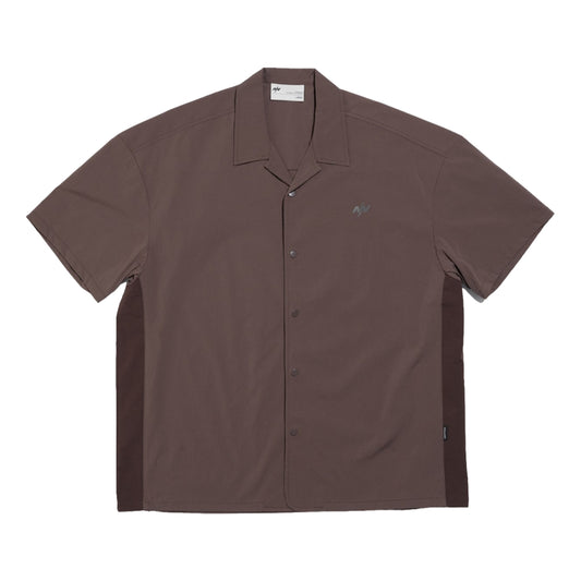 NINE POINT NINE ELEMENT TECH SHIRT-BROWN