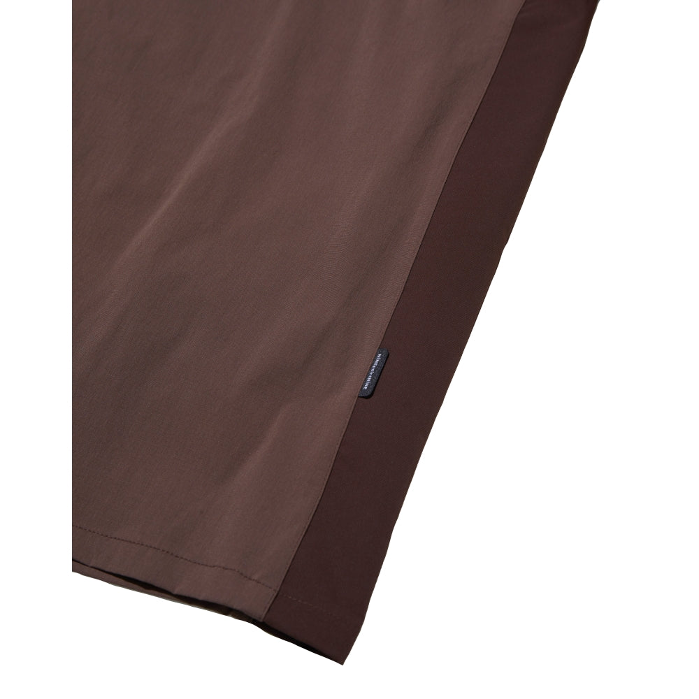 NINE POINT NINE ELEMENT TECH SHIRT-BROWN