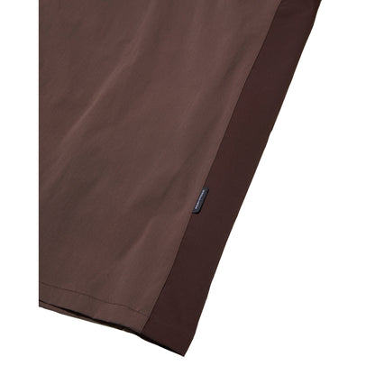 NINE POINT NINE ELEMENT TECH SHIRT-BROWN