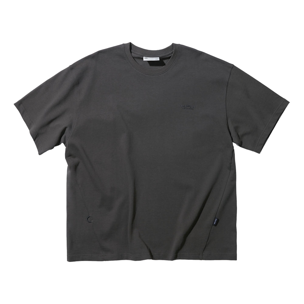 NINE POINT NINE ELEMENT TEE-GREY