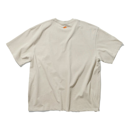 NINE POINT NINE ELEMENT TEE-LIGHT BEIGE