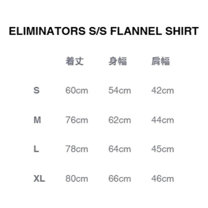 BOWWOW ELIMINATORS S/S FLANNEL SHIRT-BEIGE