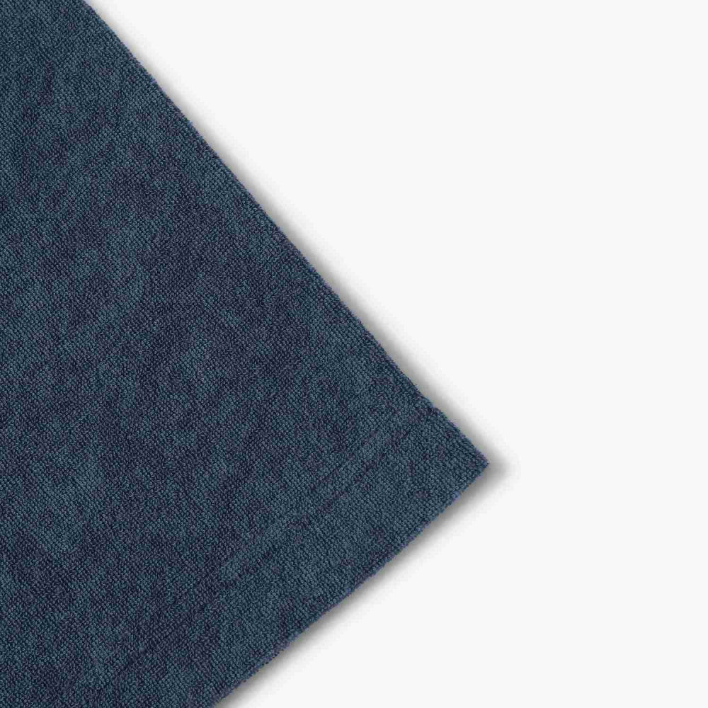 MADNESS EMBROIDERY CVC TERRY TEE-NAVY