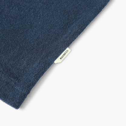 MADNESS EMBROIDERY CVC TERRY TEE-NAVY