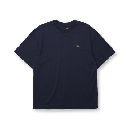 MADNESS EMBROIDERY PRINT TEE-NAVY