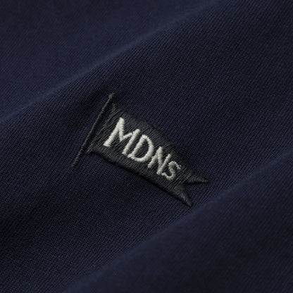 MADNESS EMBROIDERY PRINT TEE-NAVY