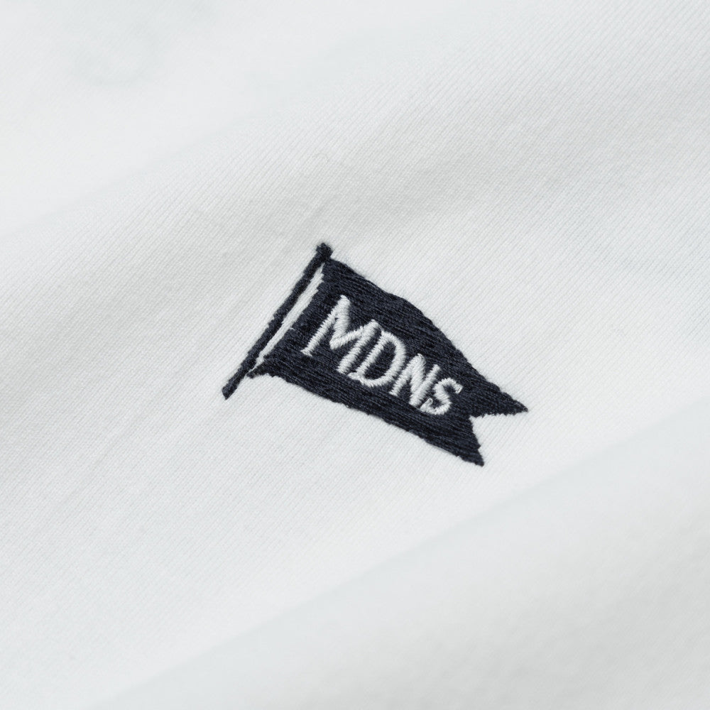 MADNESS EMBROIDERY PRINT TEE-WHITE
