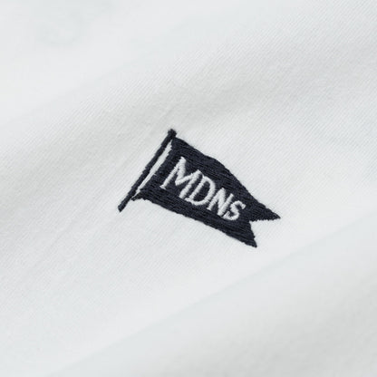 MADNESS EMBROIDERY PRINT TEE-WHITE
