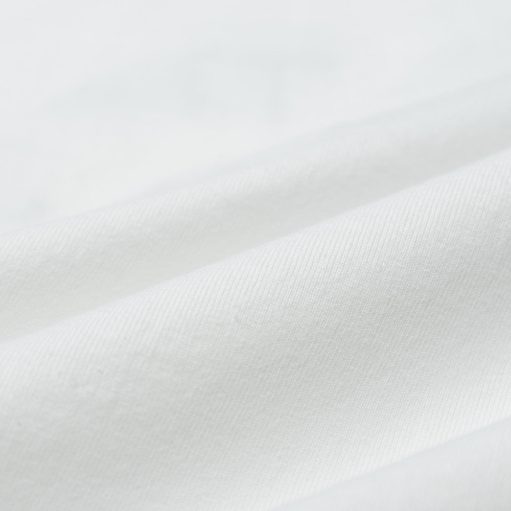 MADNESS EMBROIDERY PRINT TEE-WHITE