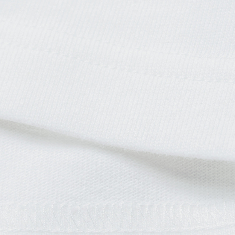 MADNESS EMBROIDERY TEE-WHITE
