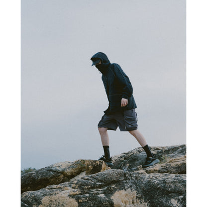 NINE POINT NINE ESCAPE BREATHE SHORTS-BLACK